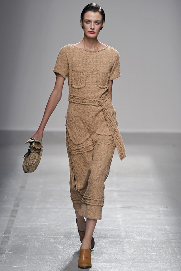 Robe marron Véronique Leroy