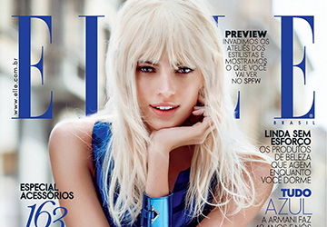 Devon Windsor en couverture de Elle