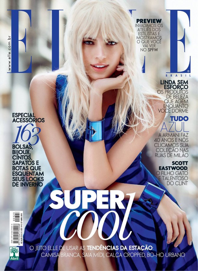 Devon Windsor en couverture de Elle