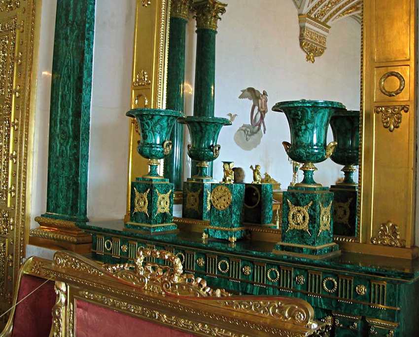 Bijoux et artisanat en malachite