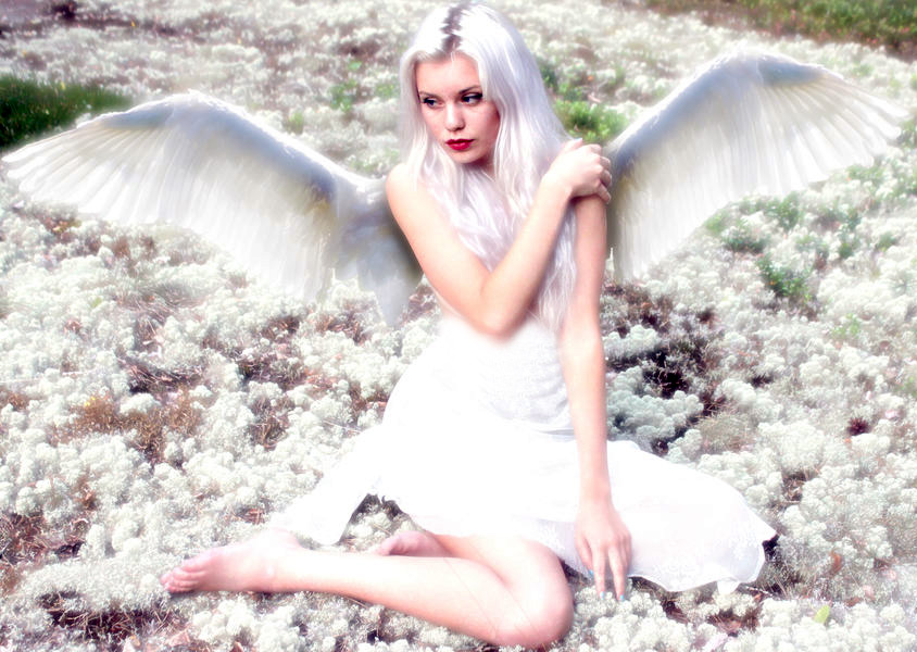 Filles - Anges en photos et images