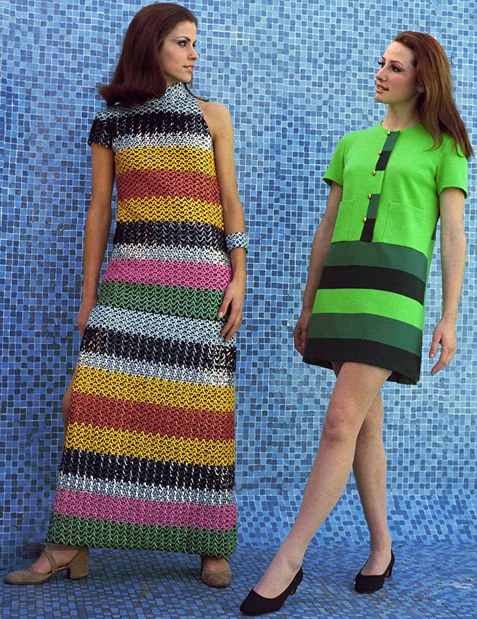 Lignes horizontales dans les vêtements