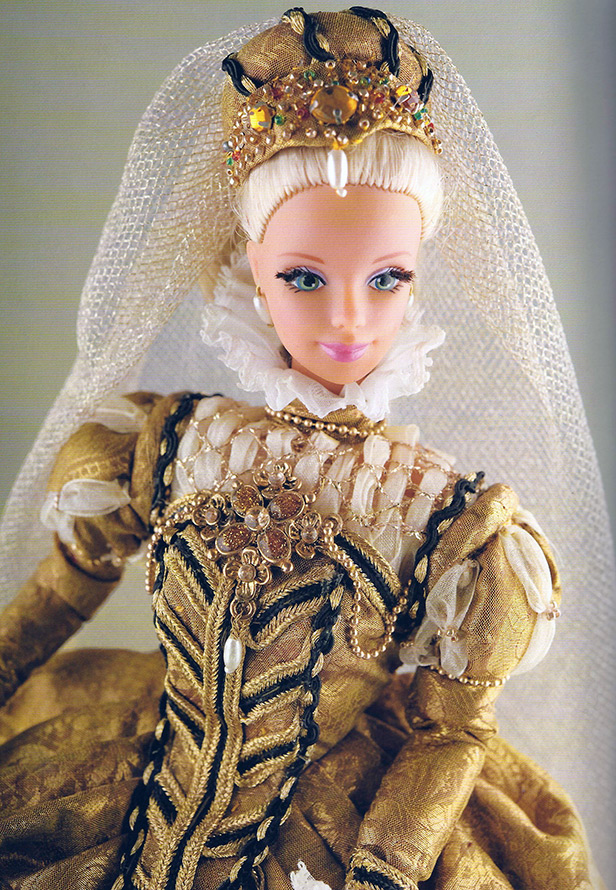 Costume historique pour barbie