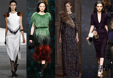 Garniture et décor de fourrure dans les collections automne-hiver 2025-2026