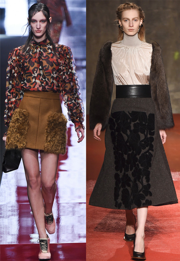 Garniture en fourrure dans les collections automne-hiver 2025-2026