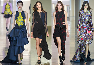 15 robes asymétriques 2025-2026