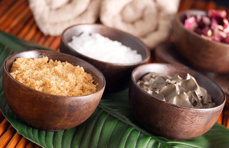 Gommages naturels à la maison