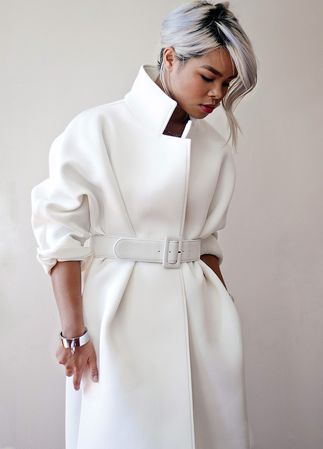 manteau blanc