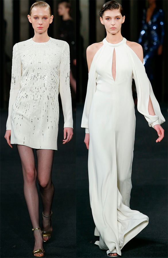 Robes blanches automne-hiver 2025-2026