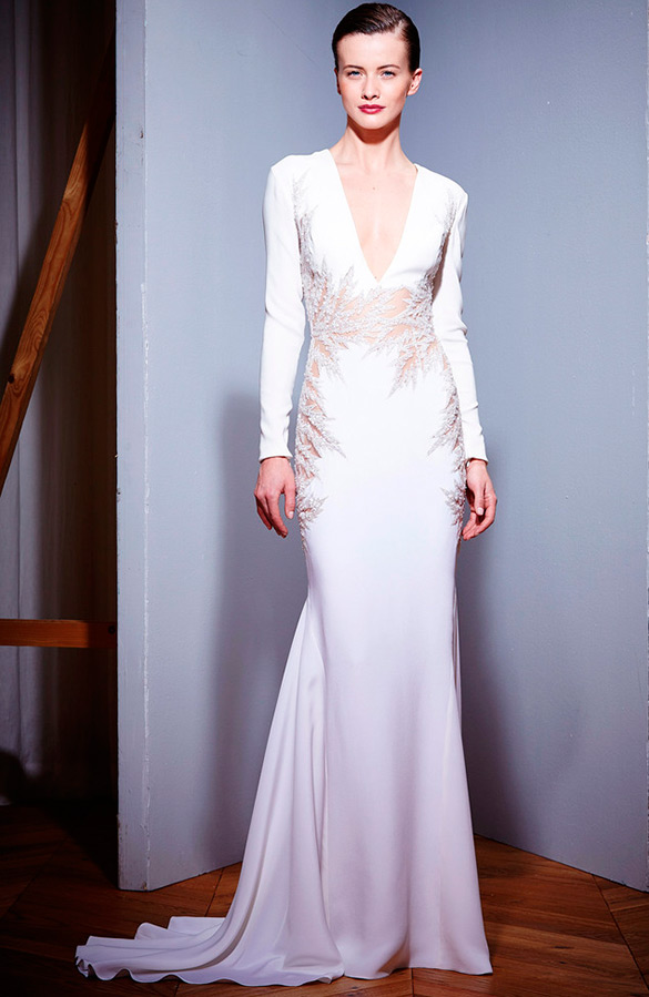 Robe de soirée blanche