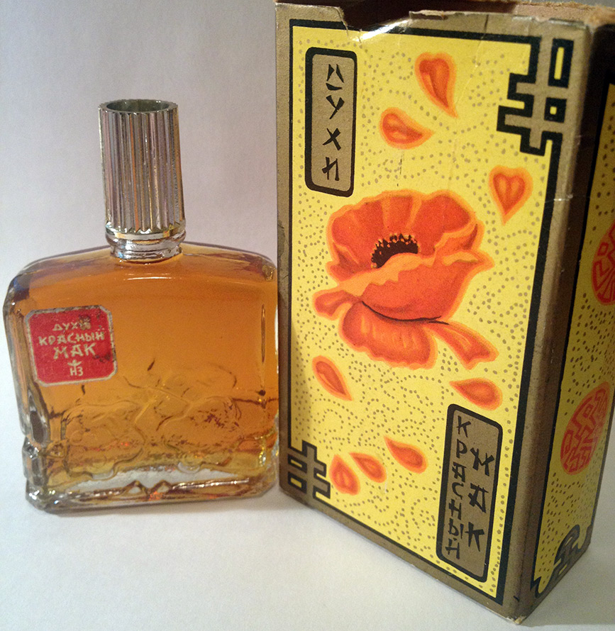 Parfum Coquelicot rouge - un parfum d'URSS