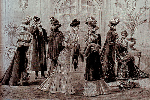 Style moderne dans les vêtements des années 1900