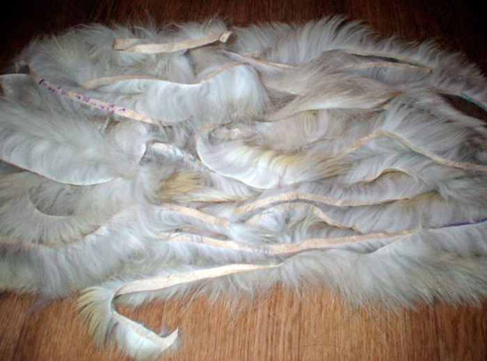 Fourrure tricotée et accessoires de mode