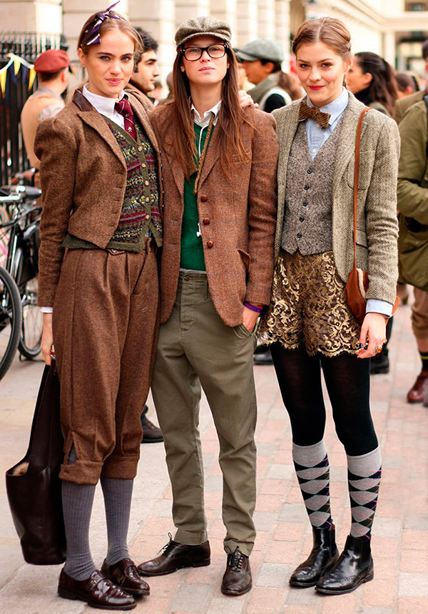Vêtements en tweed