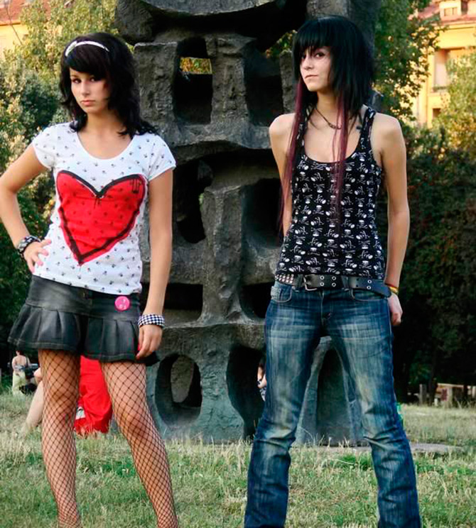 Style de sous-culture emo