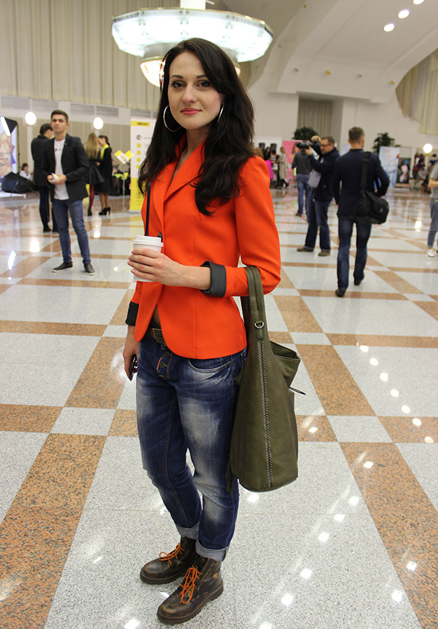 Présentatrice de télévision BelMuzTV Yulia Yurchenko