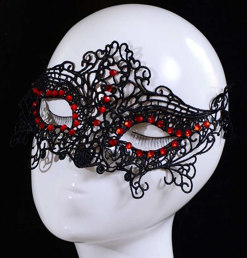 Masque de dentelle d'Halloween