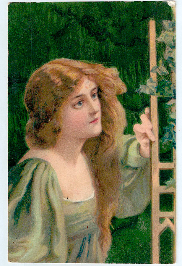 Cartes de vacances vintage glamour