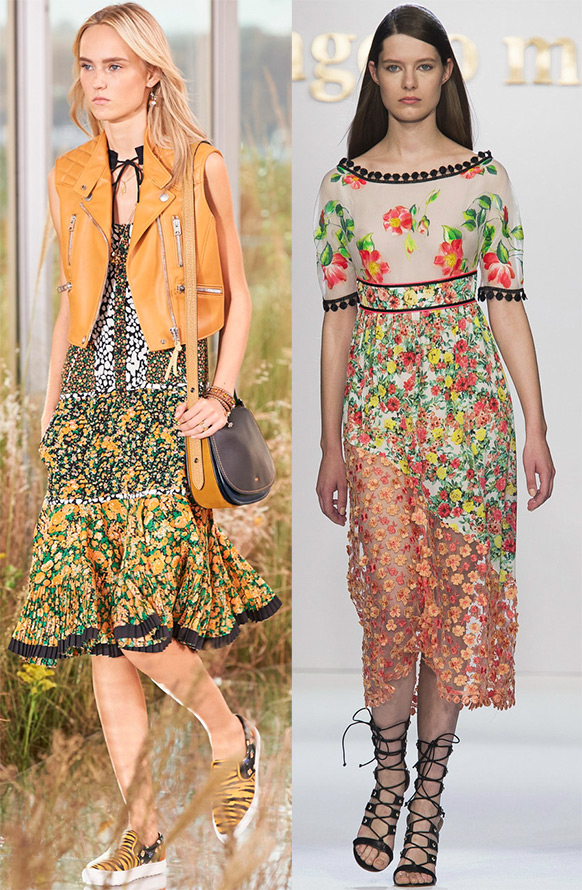 Tendance imprimé fleuri