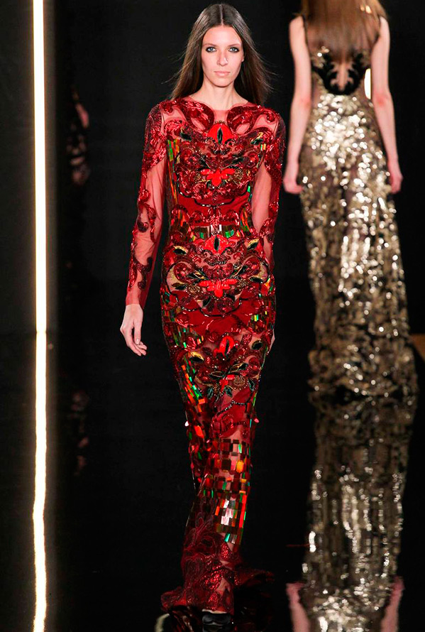 Robe élégante pour le nouvel an