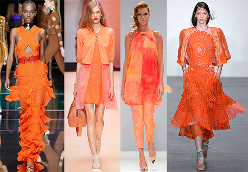 La couleur mandarine dans les vêtements et accessoires