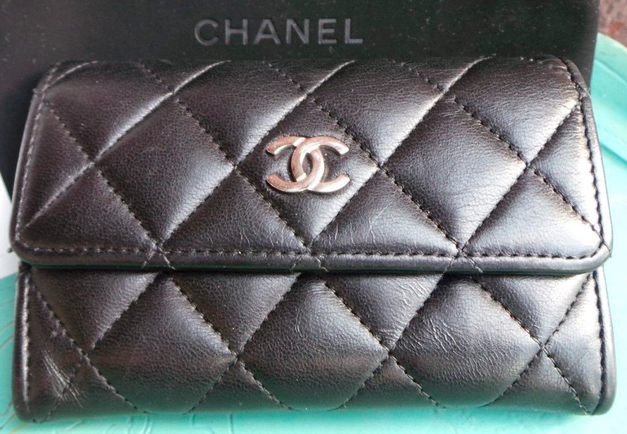 Portefeuille femme en cuir véritable