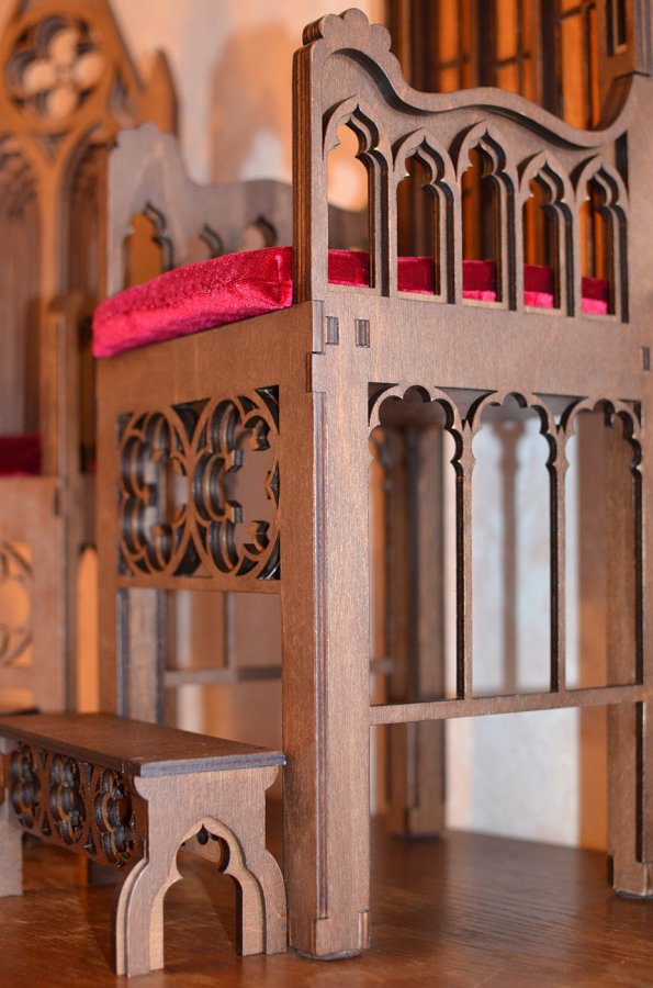 Fauteuils luxueux pour poupées BJD