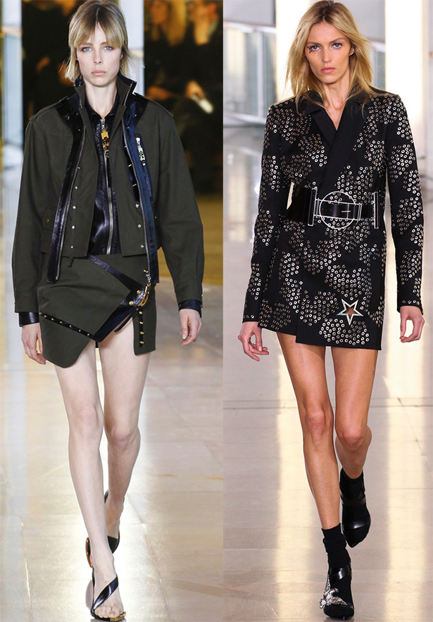 Vêtements de la collection Anthony Vaccarello