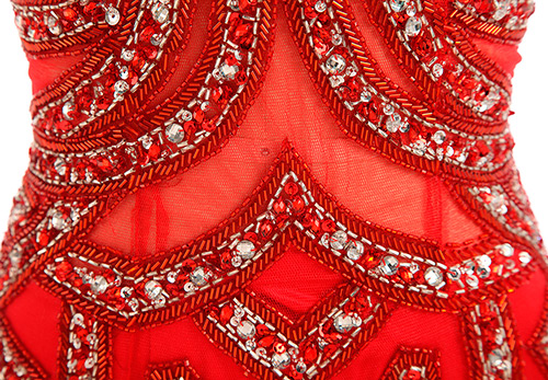 Robe de mariée rouge pour une mariée audacieuse
