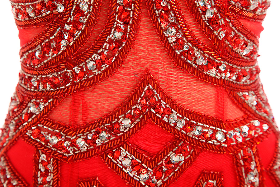 Robe de mariée rouge pour une mariée audacieuse