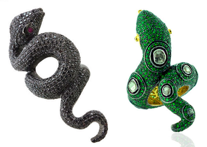 Bagues serpent et bracelets serpent inspirants