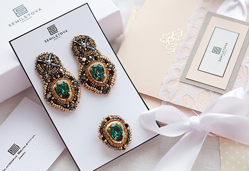 Bijoux faits main de l'auteur Semiletova