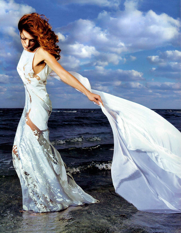 La chanteuse Mylène Farmer