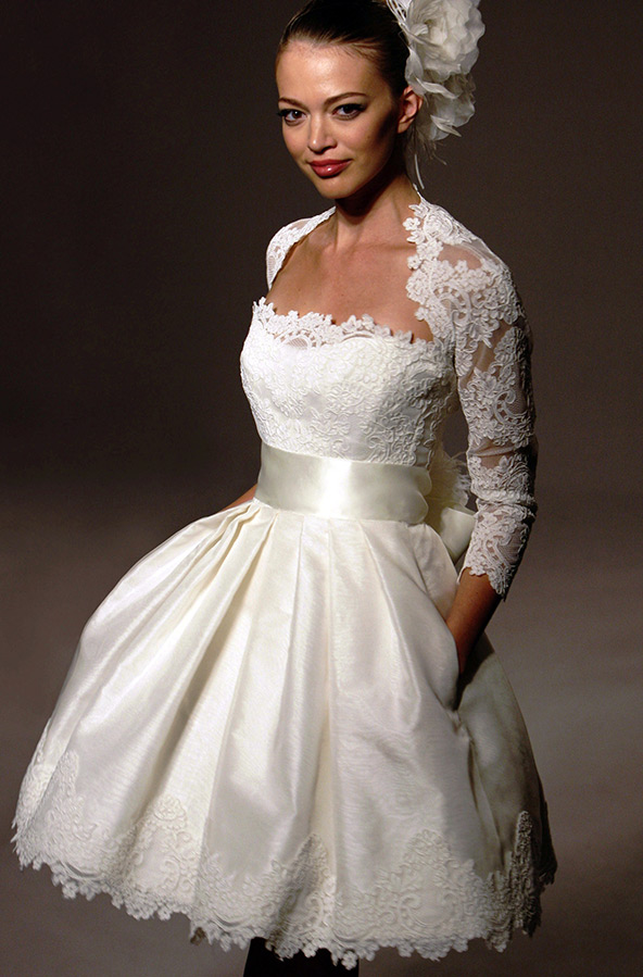 Robes de mariée de luxe courtes