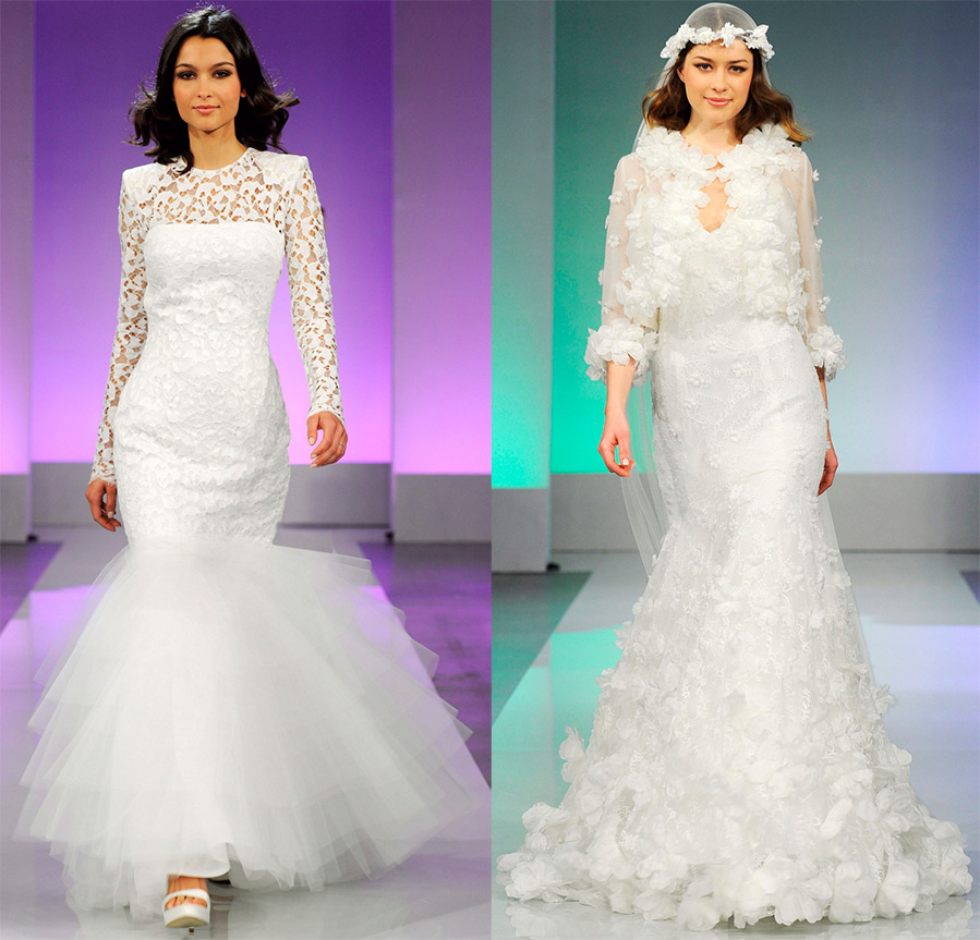 robes de mariée à manches longues