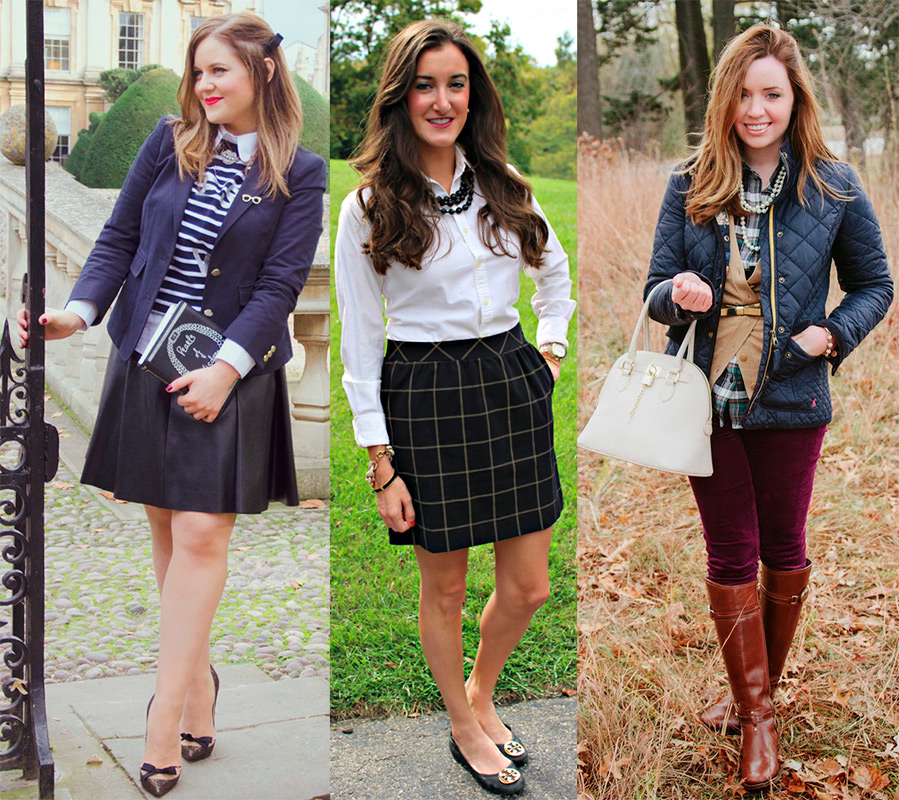 Style preppy pour les filles