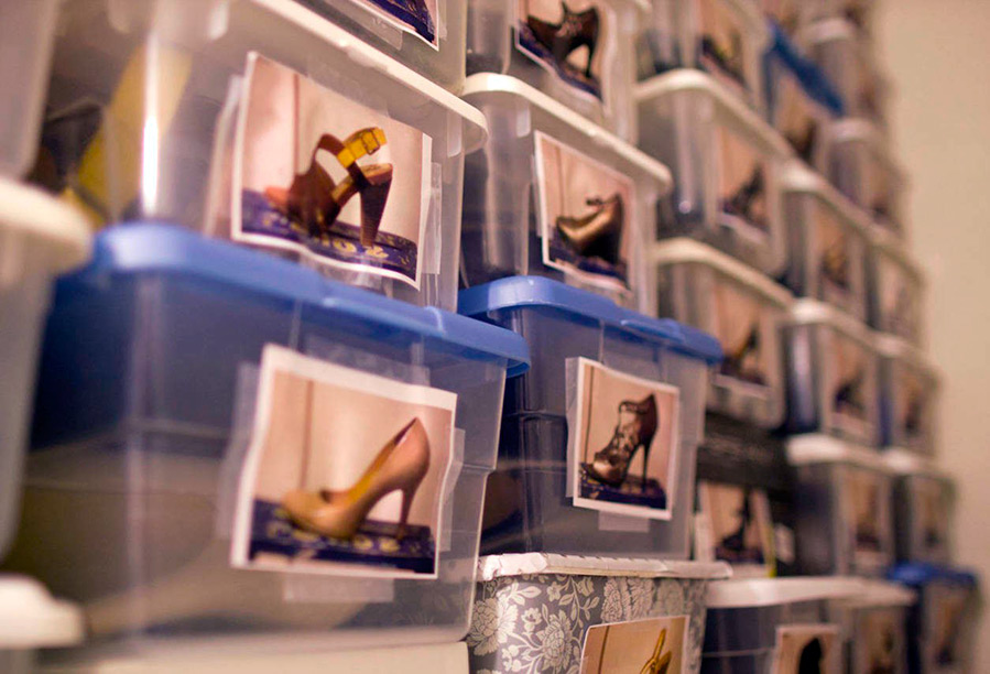 Rangement correct des chaussures