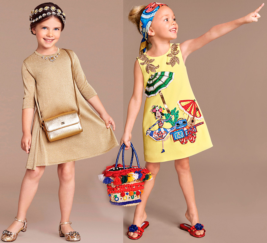 Robes d'été pour enfants Dolce & Gabbana