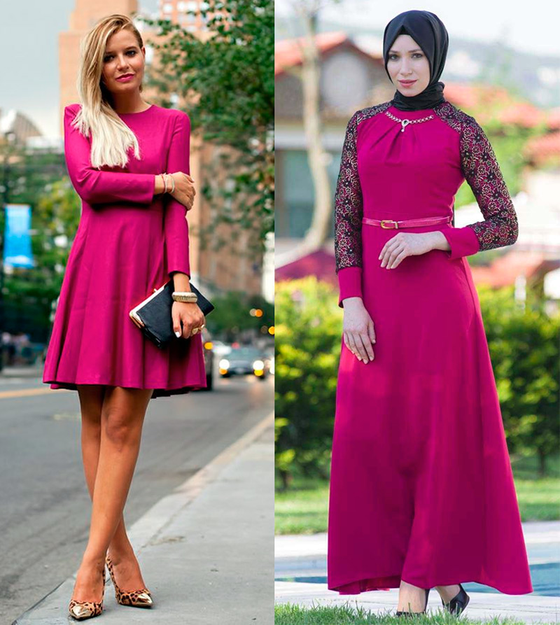 Robe fuchsia - photos des meilleures images