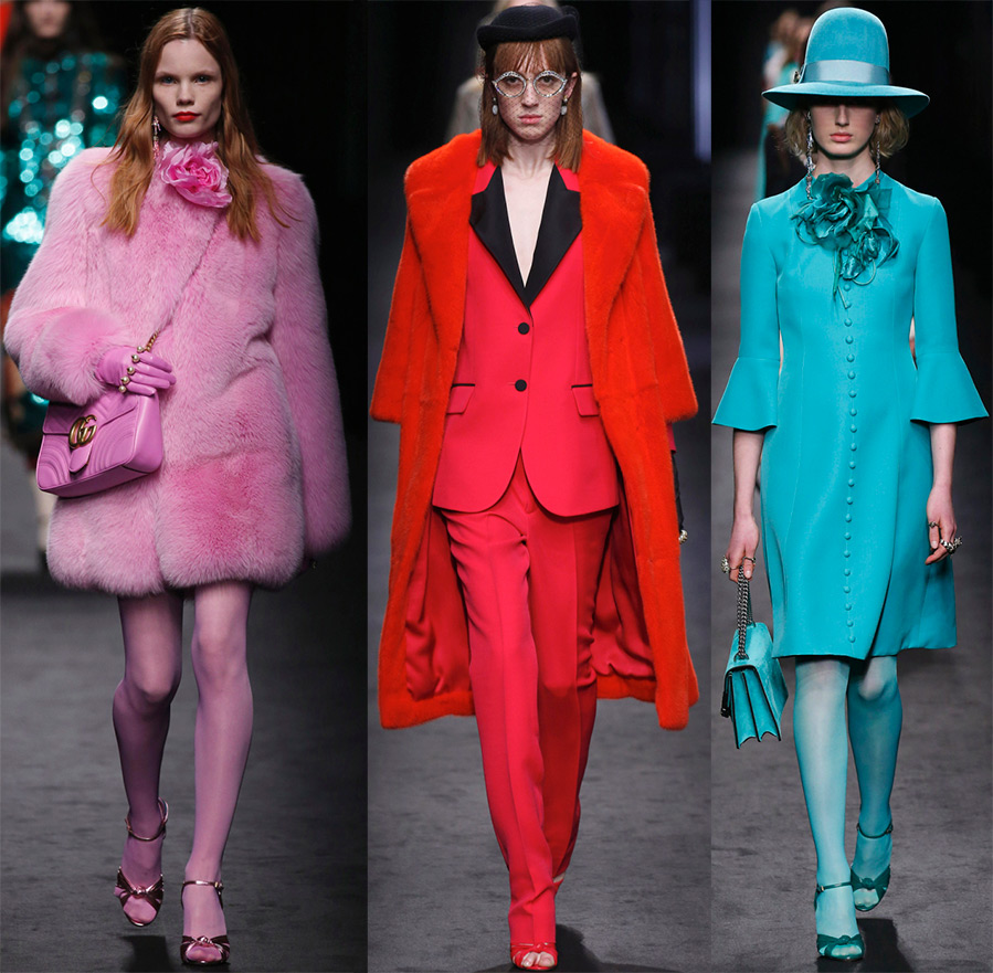 Couleurs à la mode automne-hiver 2025-2026 dans les vêtements et accessoires