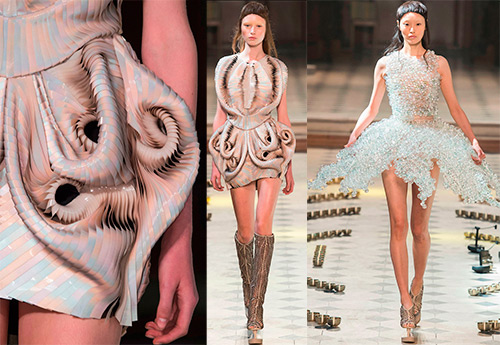 Impression 3D et artisanat dans la collection couture Iris Van Herpen