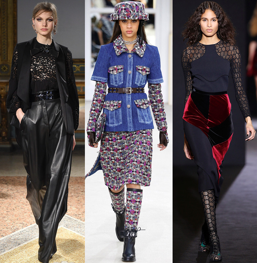 Différentes textures de matériaux