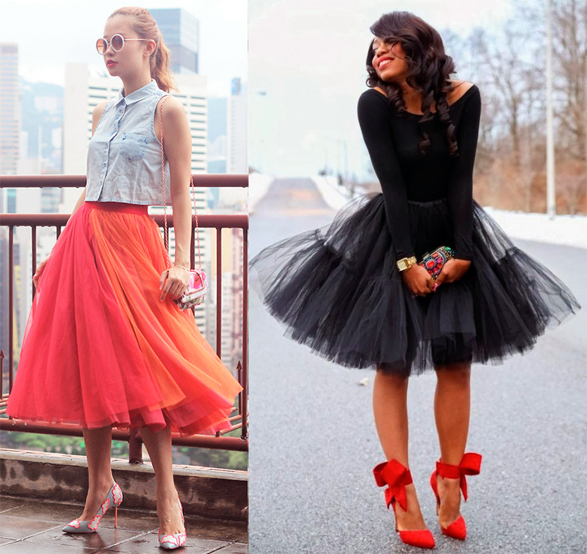 Jupes en tulle