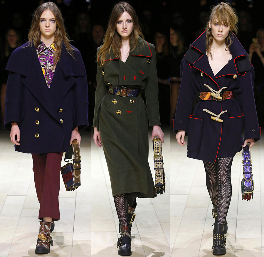 Manteaux et éléments de style militaire