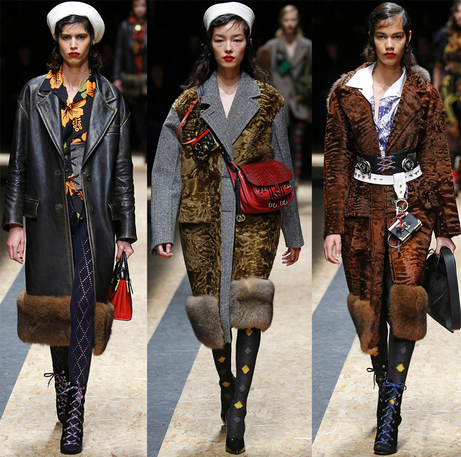 Manteau de mode Prada