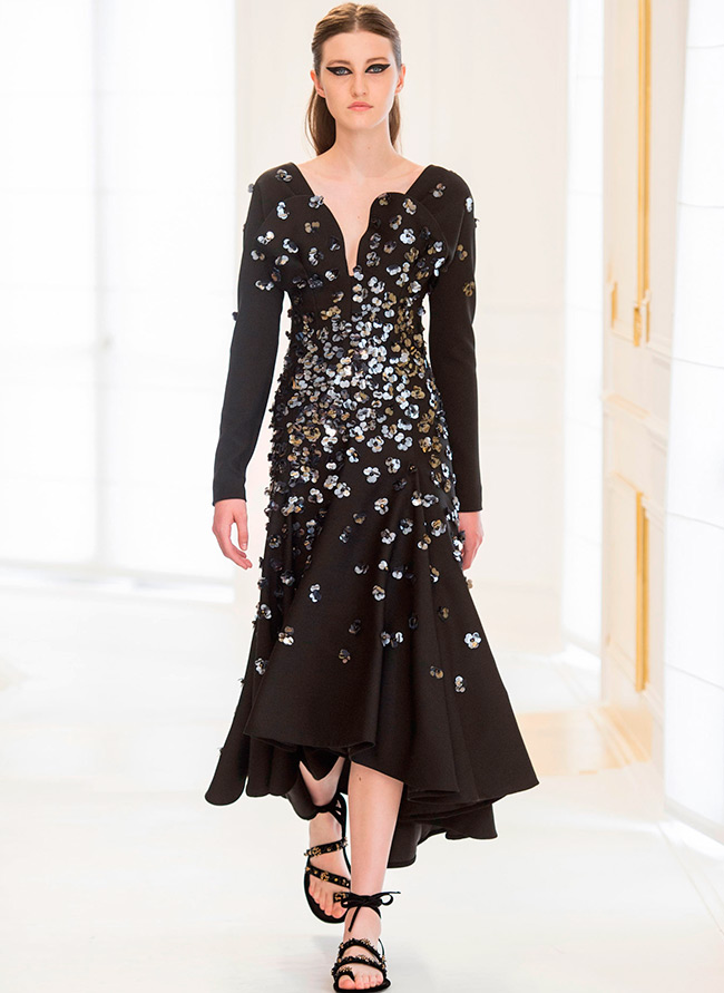 Robe noire Christian Dior