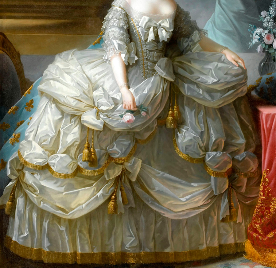 Robe rococo