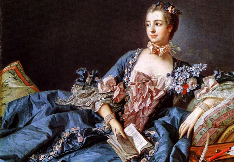 Style rococo Marquise de Pompadour