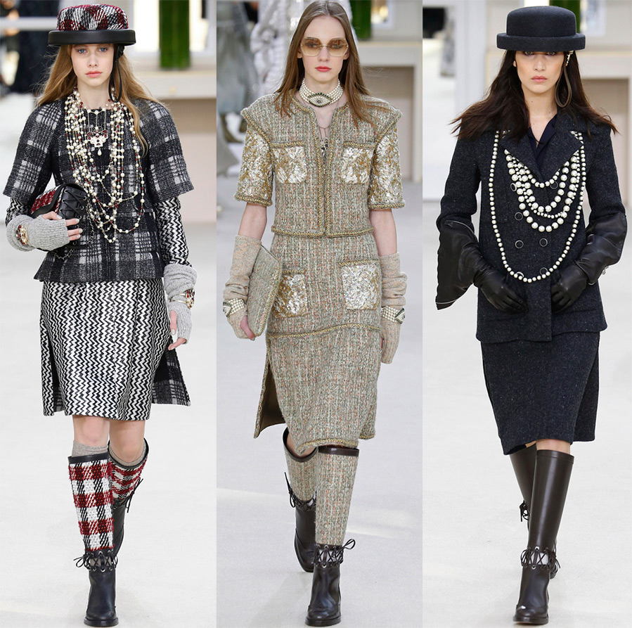 Veste en tweed des collections 2025-2026