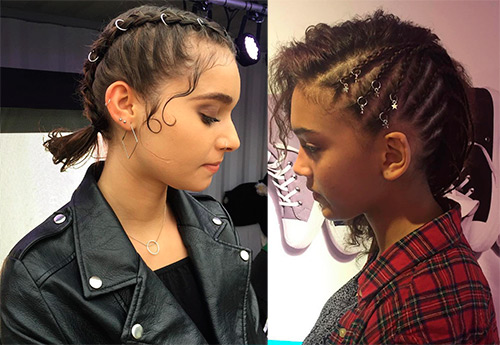 Le piercing cheveux - une tendance beauté originale